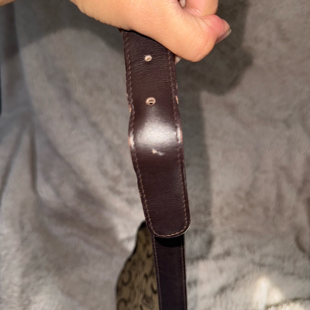 Celine Vintage Macadam Monogram Crossbody Bag with Horse Carriage Hardware - Picture 10 of 10